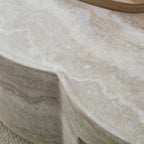 Clover Marble Round Coffee Table