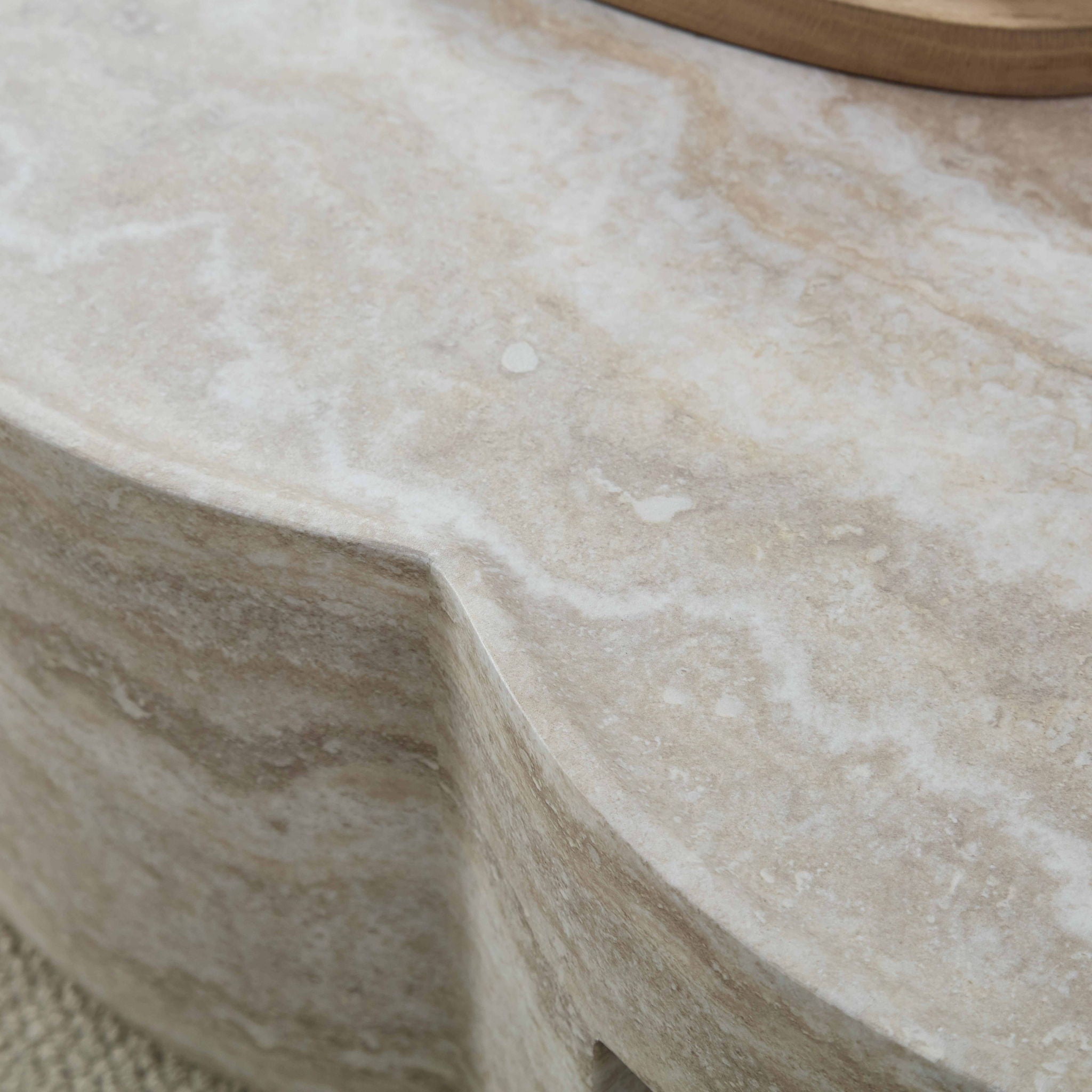 Clover Marble Round Coffee Table