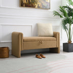 Teddy Upholstered Large Bed End Bench With Storage