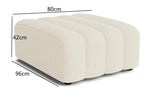 Velvet Curved Sofa Combination