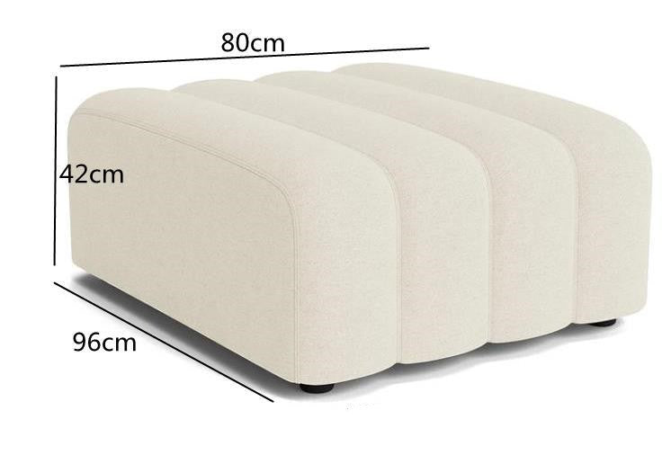 Velvet Curved Sofa Combination