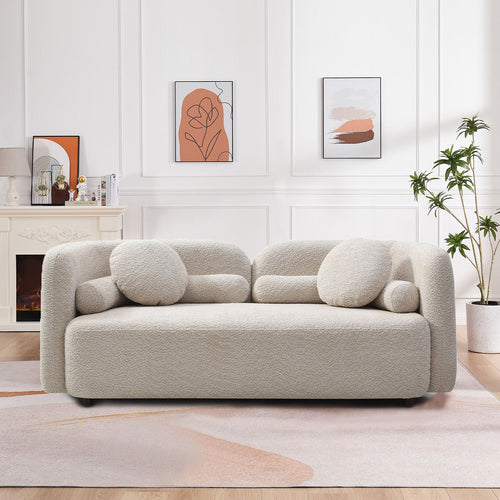 2 Seater Sofa Light Beige