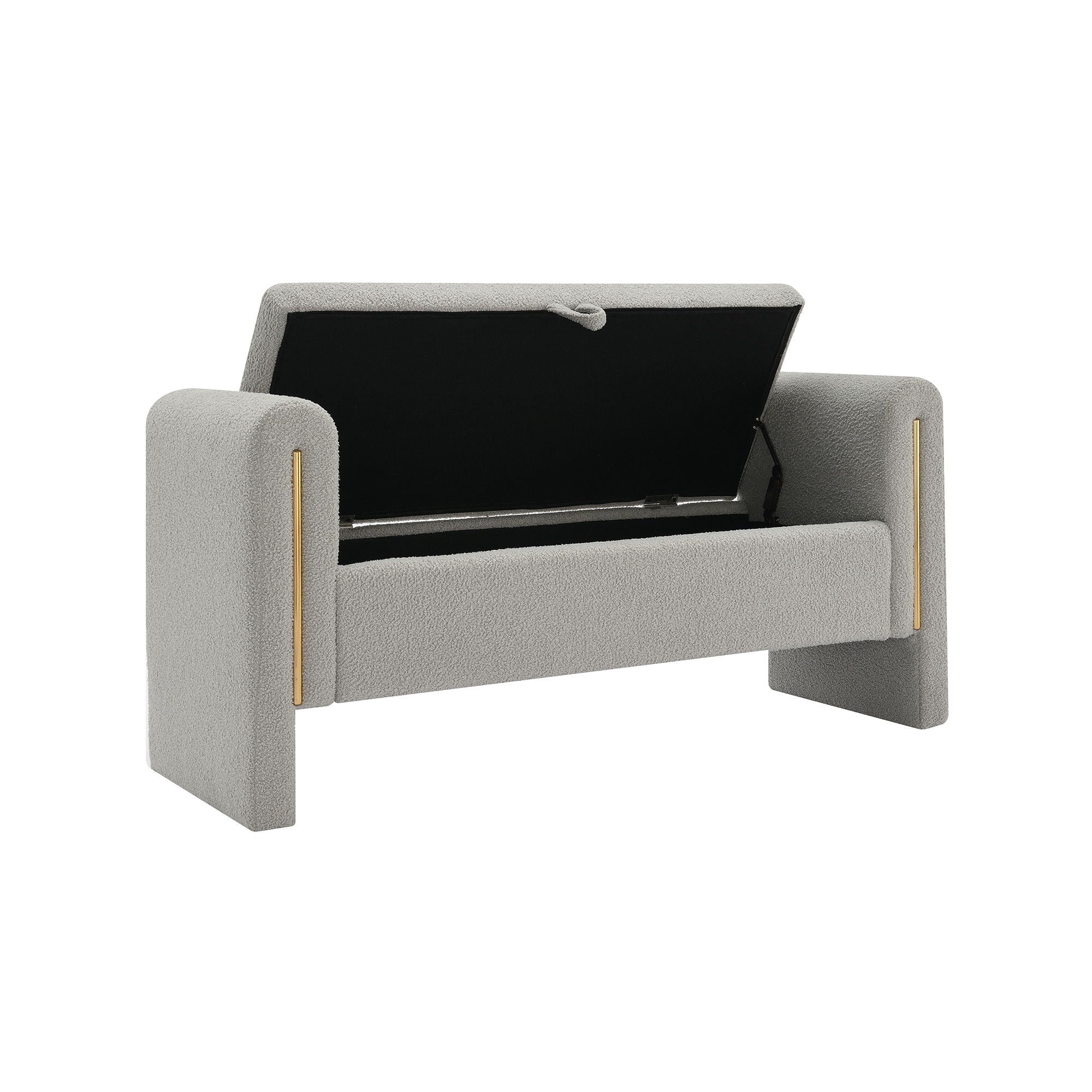 Teddy Upholstered Large Bed End Bench With Storage