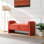Teddy Upholstered Large Bed End Bench With Storage