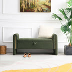 Teddy Upholstered Large Bed End Bench With Storage