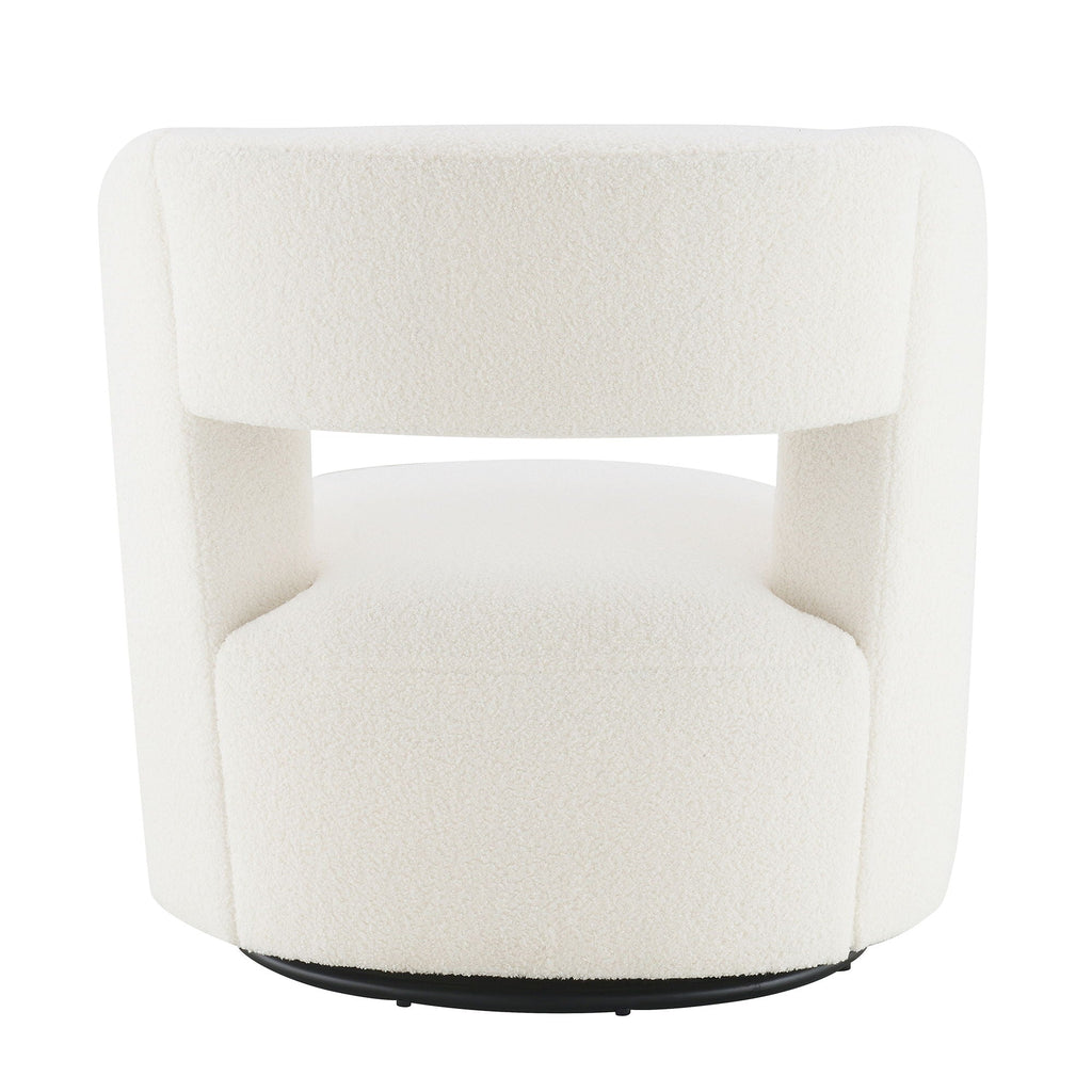 Swivel Teddy Barrel Chair