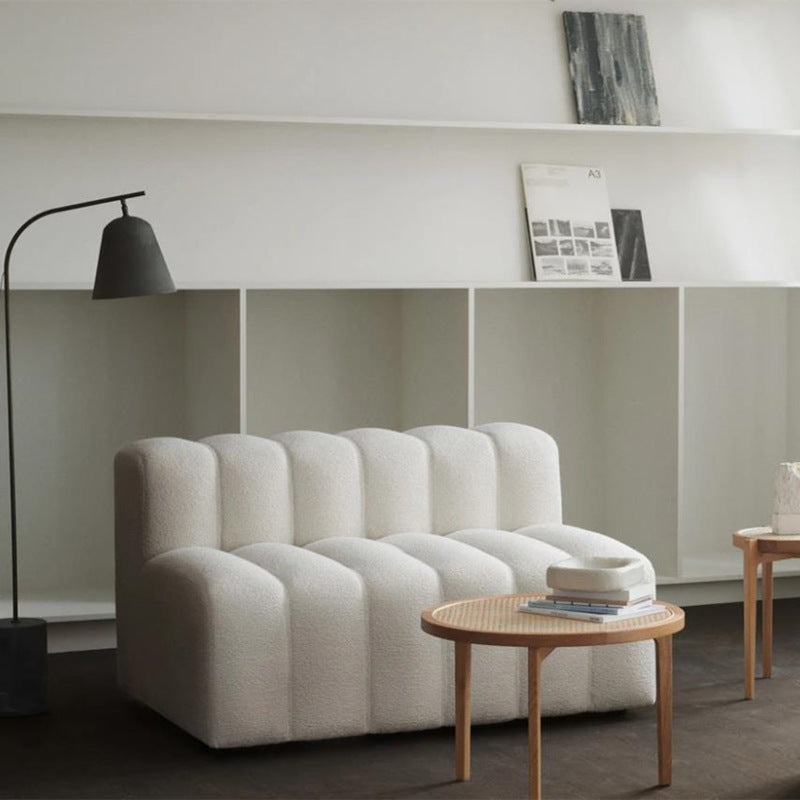Velvet Curved Sofa Combination