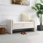 Teddy Upholstered Large Bed End Bench With Storage