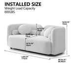 2 Seater Sofa Light Beige
