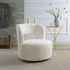 Swivel Teddy Barrel Chair