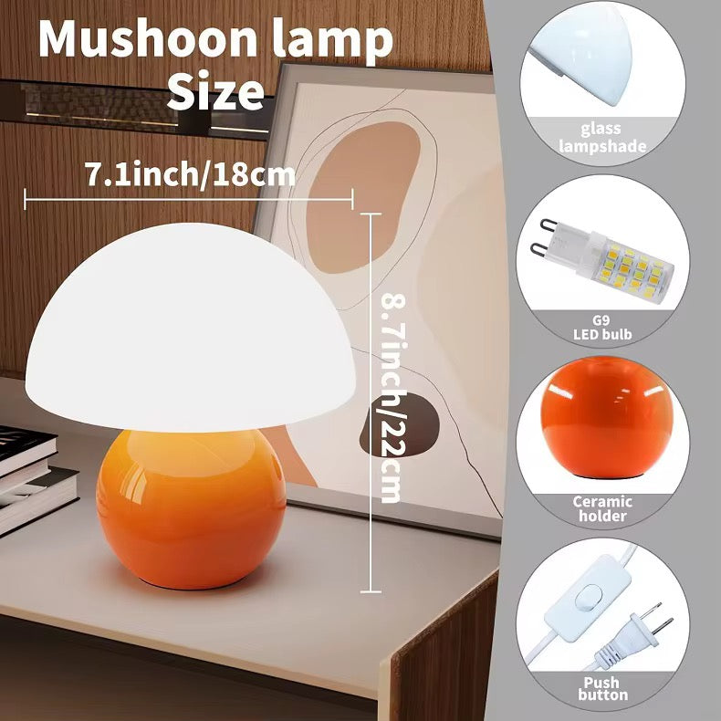 Rechargeable LED Mushroom Lamp