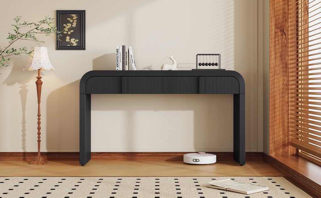 Fluted Console Table