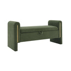 Teddy Upholstered Large Bed End Bench With Storage