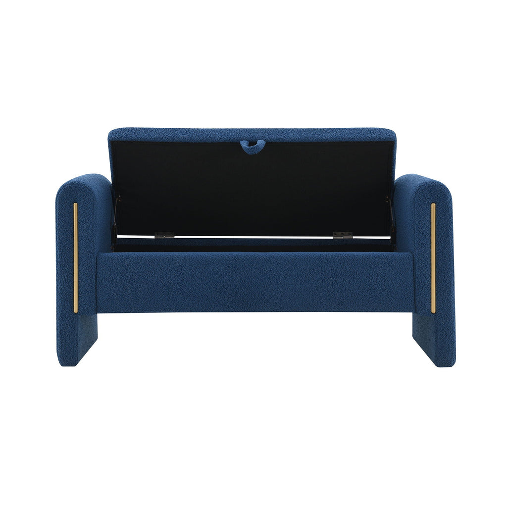 Teddy Upholstered Large Bed End Bench With Storage