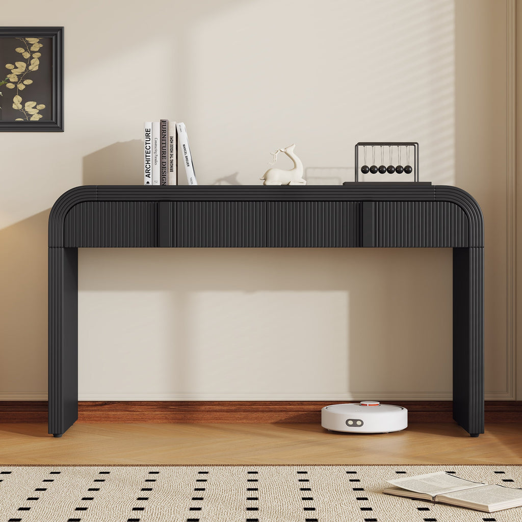 Fluted Console Table