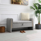 Teddy Upholstered Large Bed End Bench With Storage