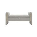 Teddy Upholstered Large Bed End Bench With Storage