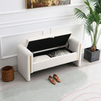 Teddy Upholstered Large Bed End Bench With Storage