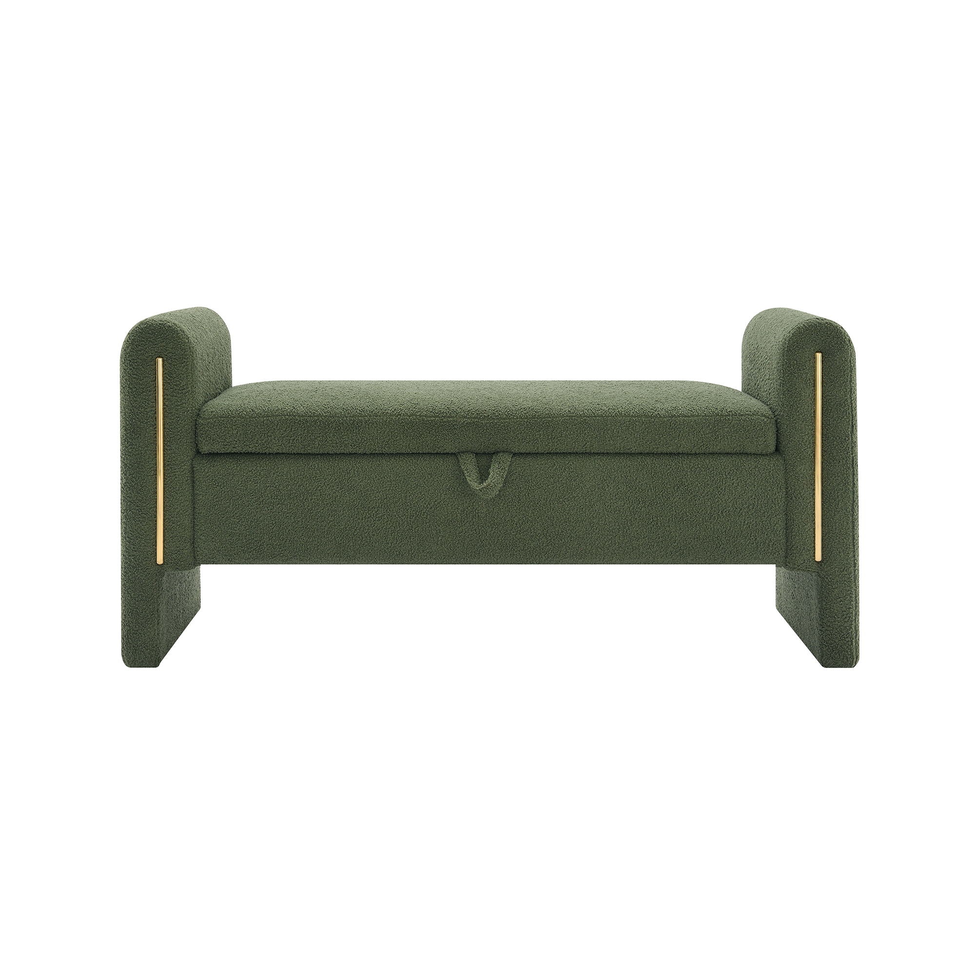 Teddy Upholstered Large Bed End Bench With Storage