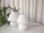 Glass Mushroom Table Lamp