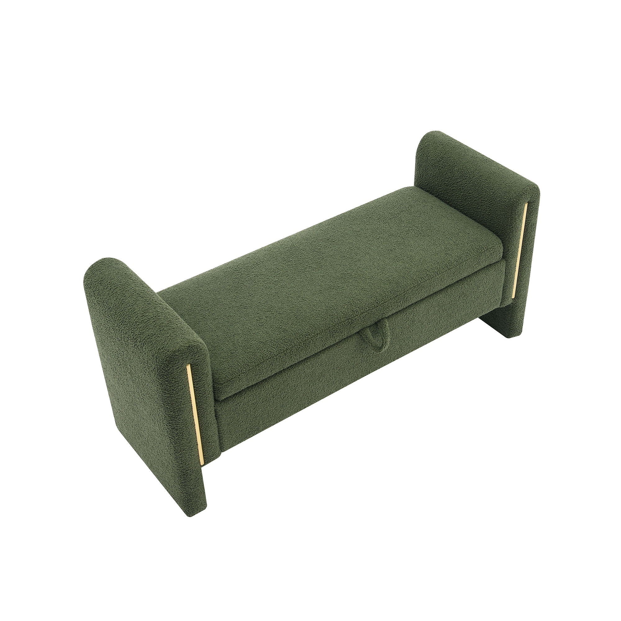 Teddy Upholstered Large Bed End Bench With Storage