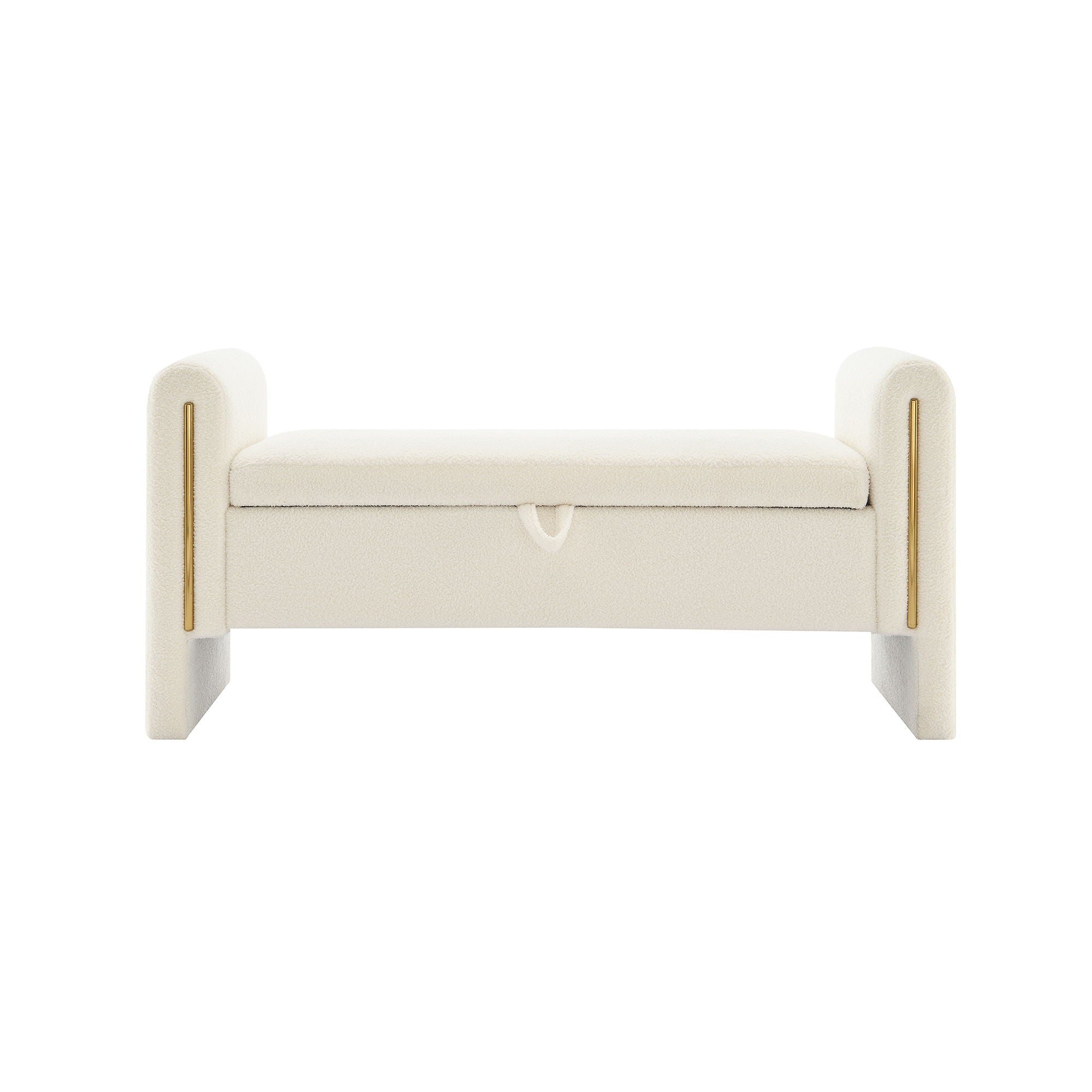 Teddy Upholstered Large Bed End Bench With Storage