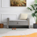 Teddy Upholstered Large Bed End Bench With Storage