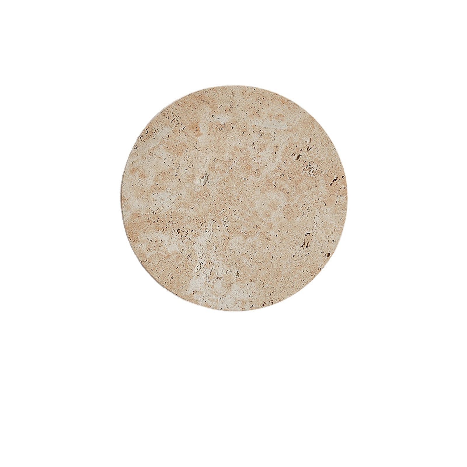 Yellow Travertine Round Wall Lamp