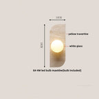 LED Stone Wall Lamp Sconce
