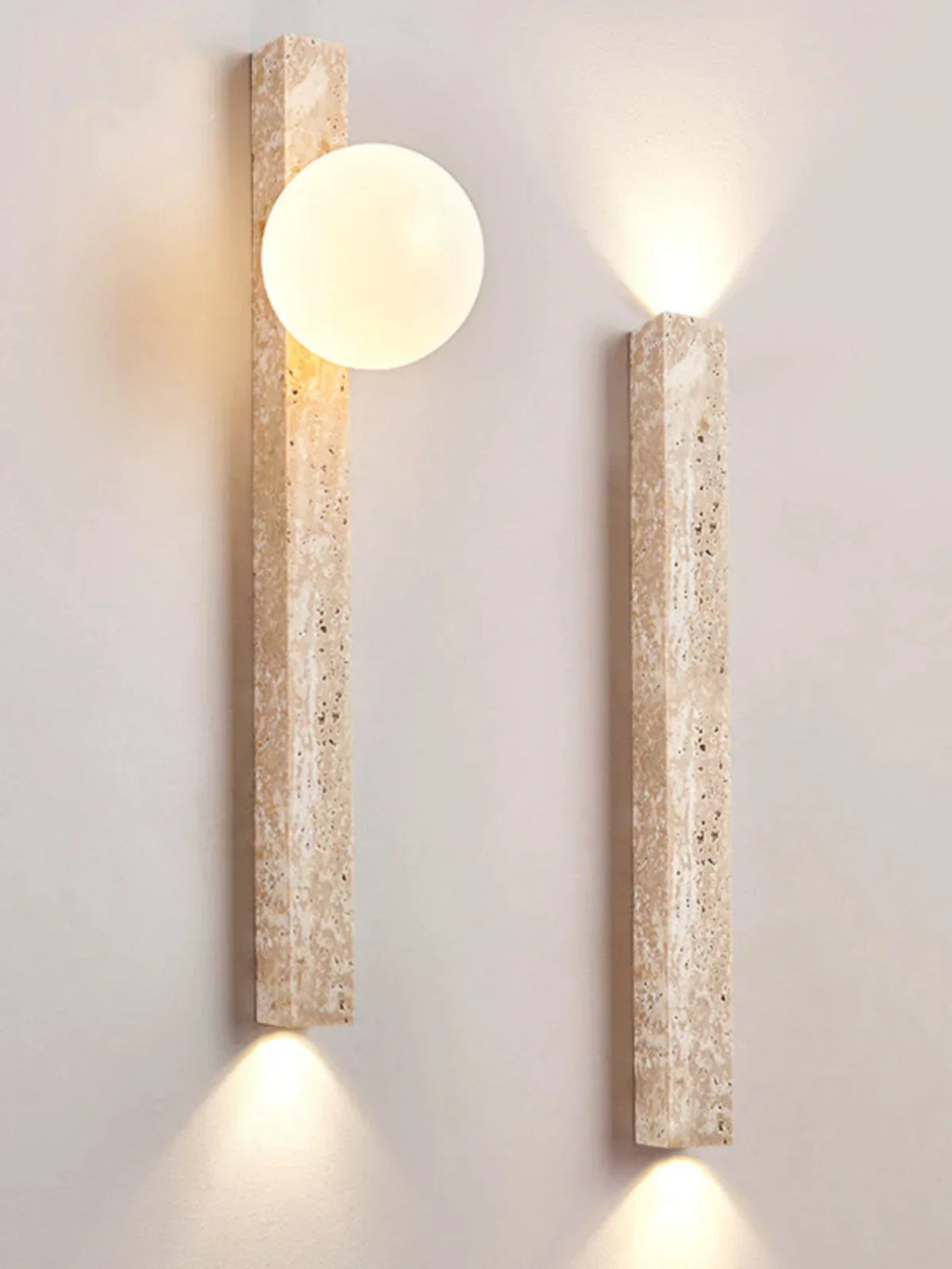 Cave Stone Wall Lamp Yellow