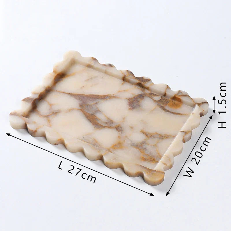 Calacatta Viola Marble Vanity & Kitchen Tray