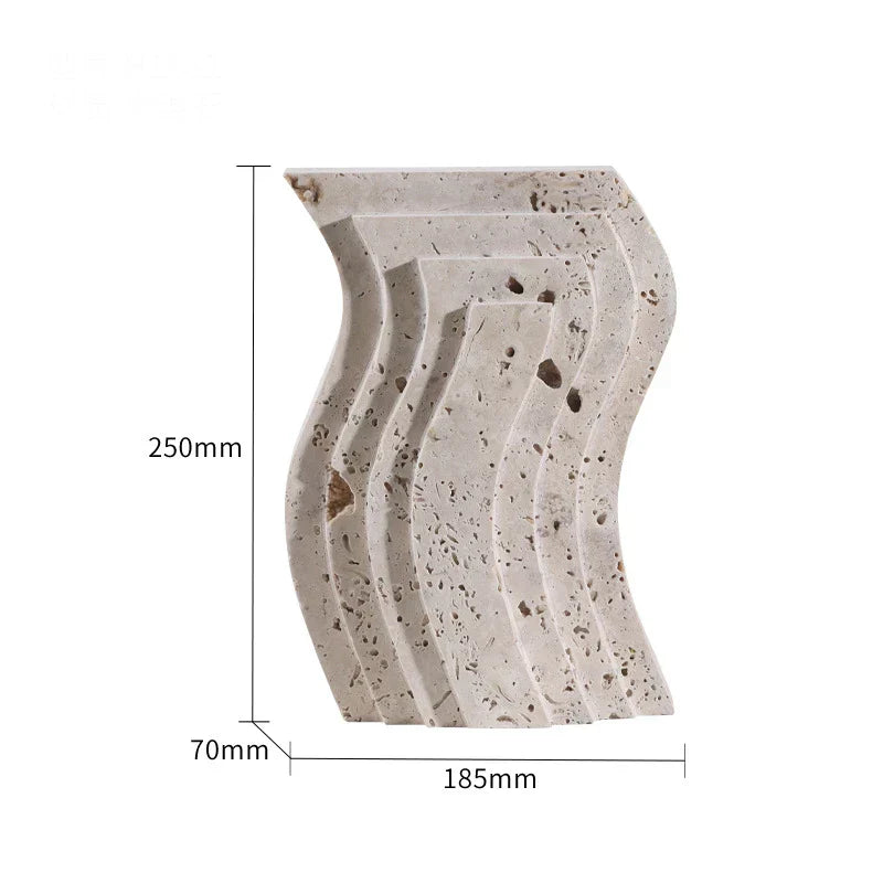 Travertine Sculpture Figurine Statue for Home Decor
