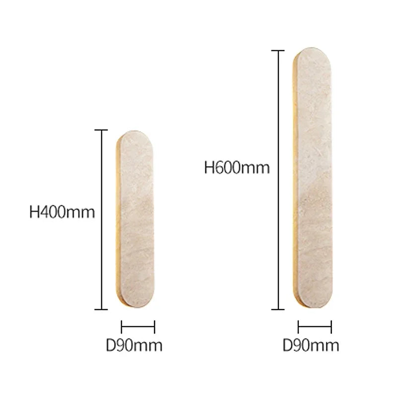 DecorBites™ Courtyard LED Wall Sconce - Modern Natural Stone Outdoor Waterproof Lamp