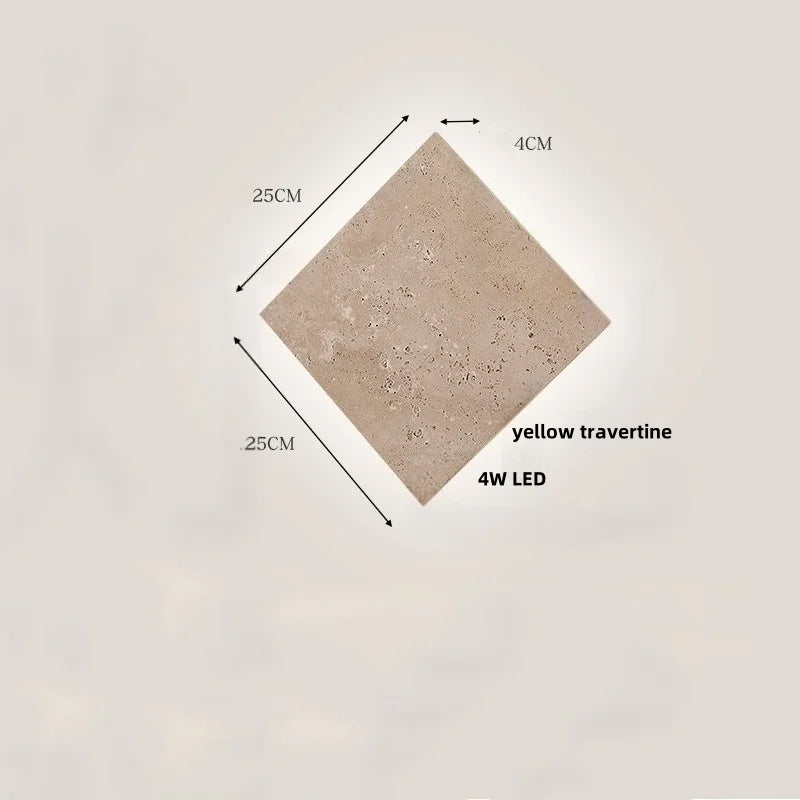 DecorBites™ LED Stone Wall Lamp Sconce, Modern Nordic Design for Living Room, Coffee, Corridor