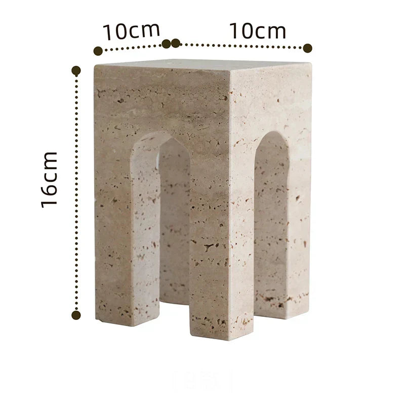 Travertine Sculpture Figurine Statue for Home Decor