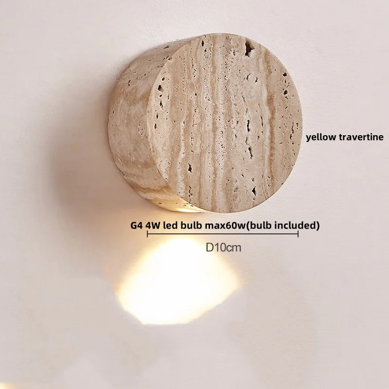 LED Stone Wall Lamp Sconce