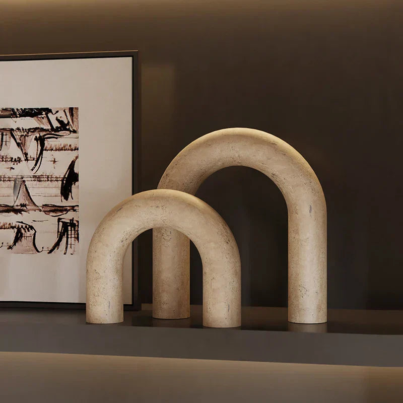 Travertine Sculpture Figurine Statue for Home Decor