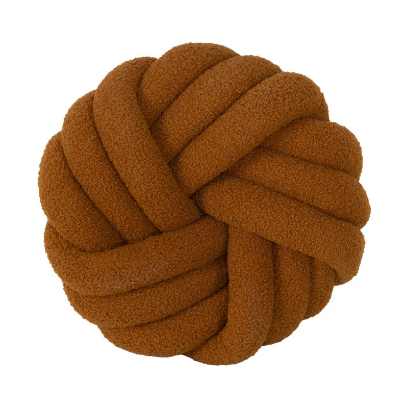 Knotted Ball Throw Pillow