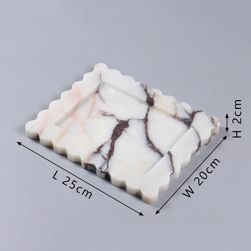 Calacatta Viola Marble Vanity & Kitchen Tray