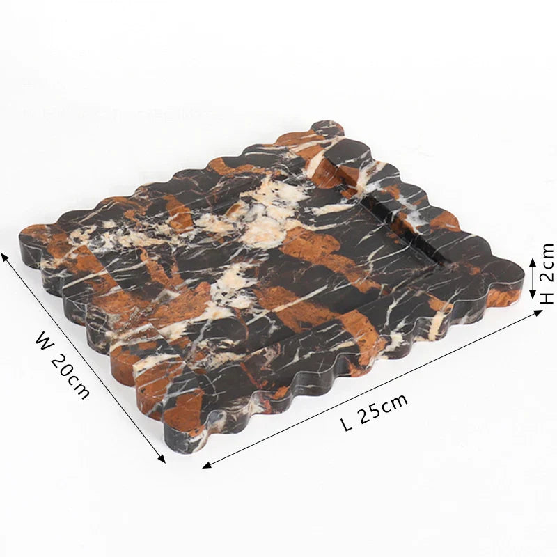Calacatta Viola Marble Vanity & Kitchen Tray