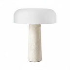 Cream Marble Table Lamp