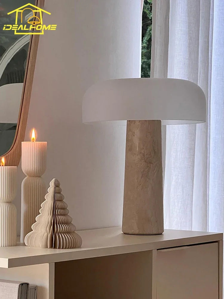 Mushroom Marble Lamp
