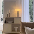 Cream Marble Table Lamp