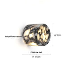 DecorBites™ LED Wall Lamp Modern Wabi Sabi Stone Mirror Light for Home Decor