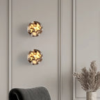 DecorBites™ LED Wall Lamp Modern Wabi Sabi Stone Mirror Light for Home Decor