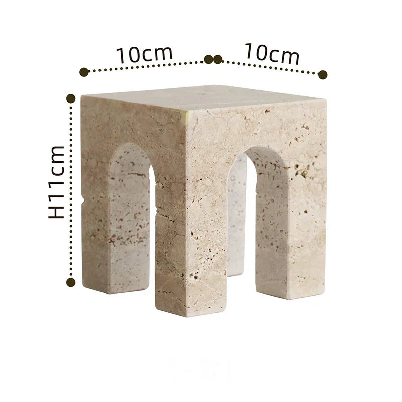 Travertine Sculpture Figurine Statue for Home Decor