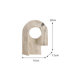 Travertine Sculpture Figurine Statue for Home Decor