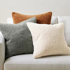 Boucle Teddy Throw Pillow Case Set of 2
