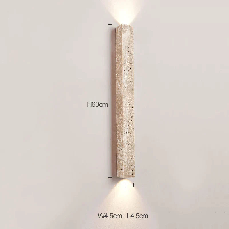 Cave Stone Wall Lamp Yellow