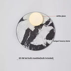 DecorBites™ Glass Globe LED Wall Lamp Nordic Modern Stone Bathroom Mirror Light